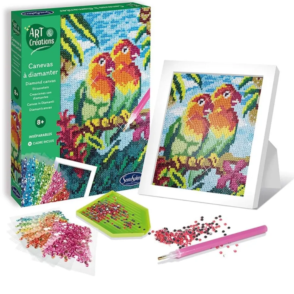 CANEVAS A DIAMANTER - INSEPARARABLES - Sentosphère