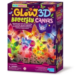 Canevas Papillon 3D Lumineux - 4M
