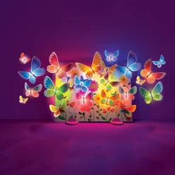 Canevas Papillon 3D Lumineux - 4M