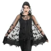 Cape à Capuche Chauve-souris 78 cm - Noir - RueDeLaFete