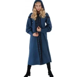 Cape capuche bleue femme adulte - RueDeLaFete