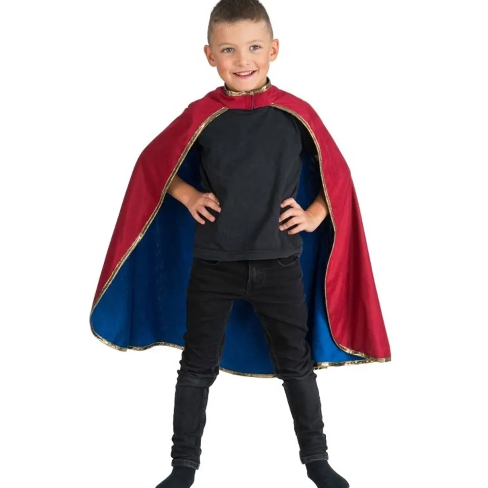 Cape de Chevalier médiéval réversible luxe, enfant - RueDeLaFete