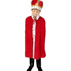 Cape de Roi rouge enfant - RueDeLaFete