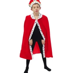 Cape de Roi rouge enfant - RueDeLaFete