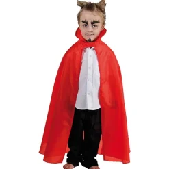 Cape enfant éco taffetas 85cm, Rouge - RueDeLaFete