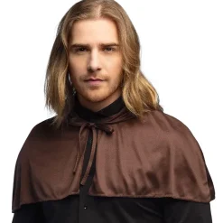 Cape médiévale marron 65cm - RueDeLaFete