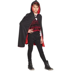 Cape Twilight reversible : Noir/Rouge - RueDeLaFete