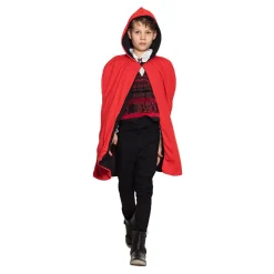 Cape Twilight reversible : Noir/Rouge - RueDeLaFete