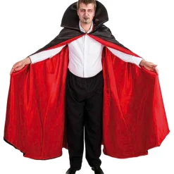 Cape Vampire Super Luxe, Rouge et Noire - RueDeLaFete