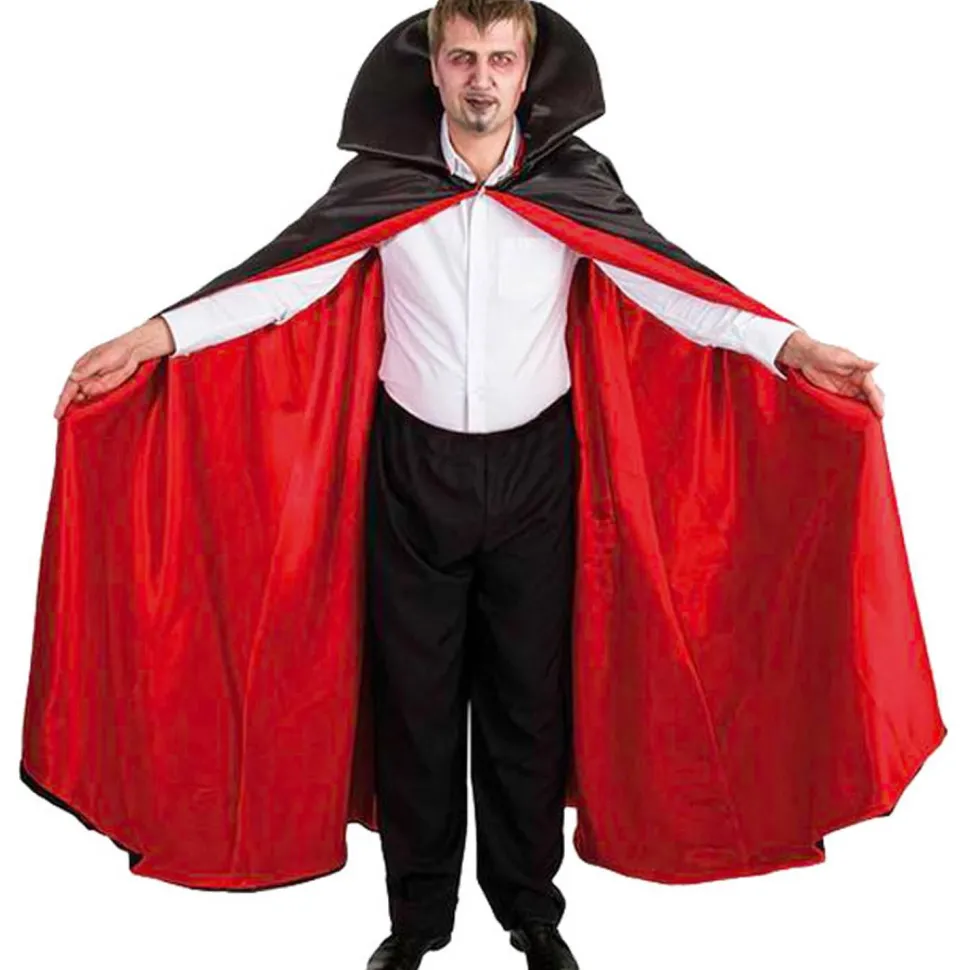 Cape Vampire Super Luxe, Rouge et Noire - RueDeLaFete