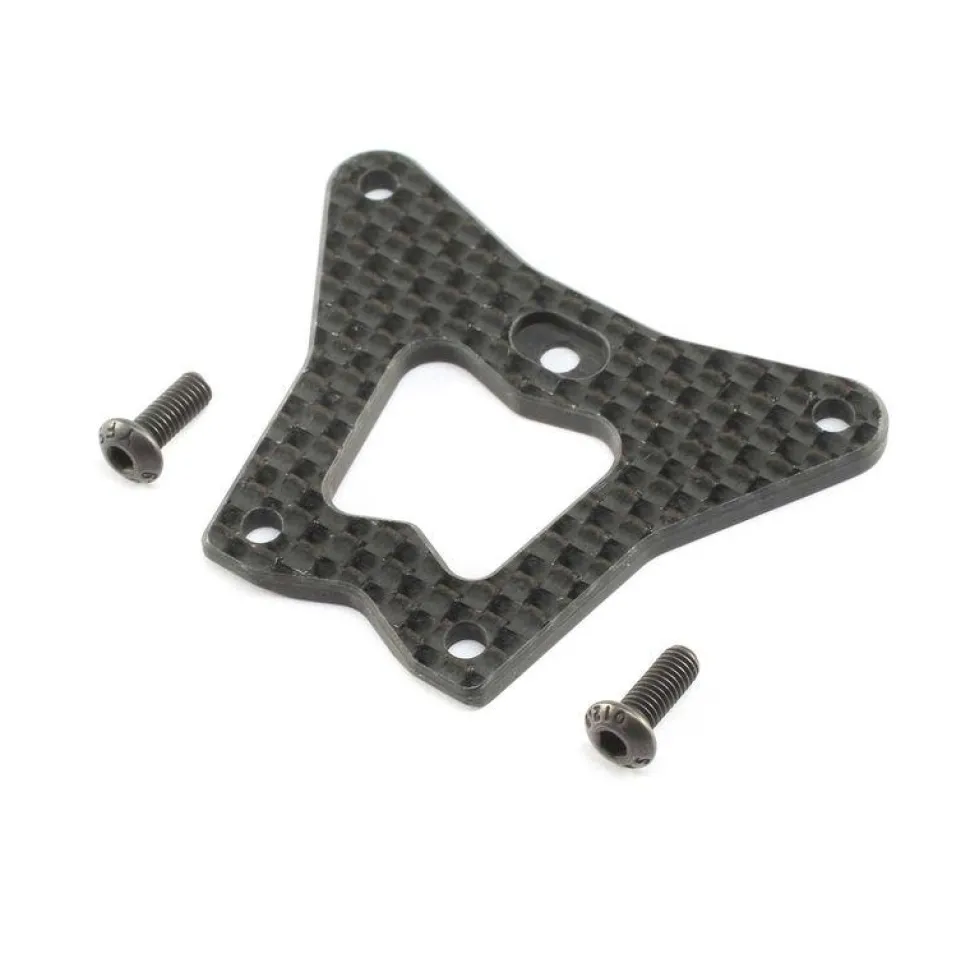 Carbon Front Steering/Gearbox Brace : 22X-4 - Losi - TLR