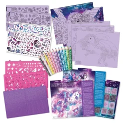 Carnet de croquis créatif : Chevaux magiques : Firiaz et Daliaz - Nebulous Stars