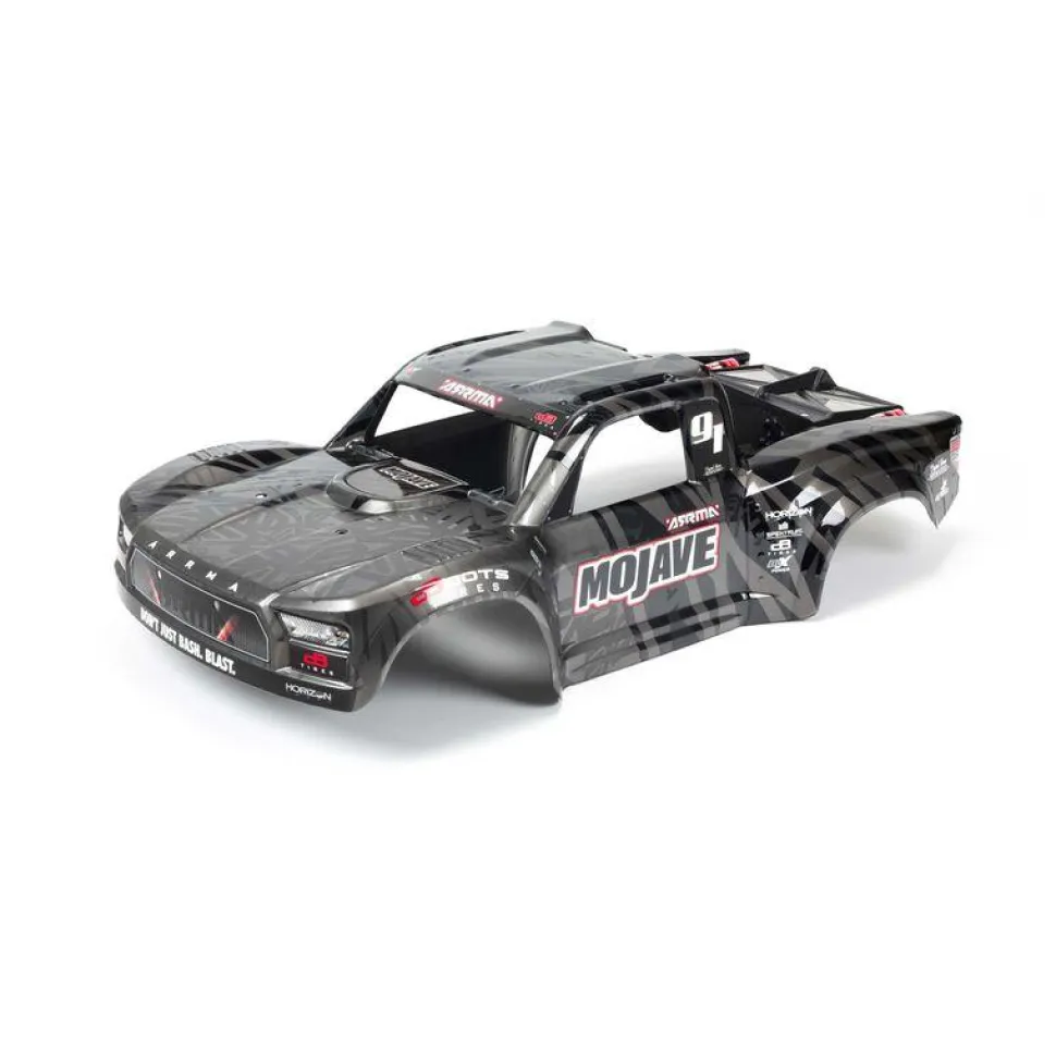 Carosserie MOJAVE 1/7 EXB Peinte et Decalques Trimmed Noir - Arrma - ARRma