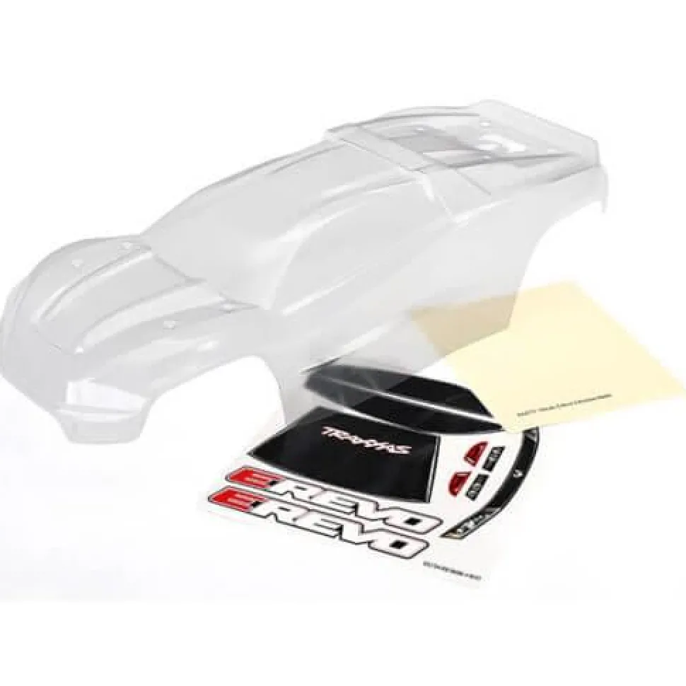 Carrosserie E-Revo 2 Transparente + Autocollants - Traxxas - Traxxas