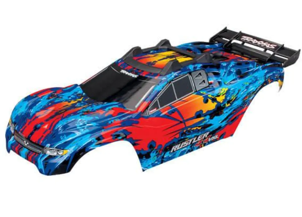 Carrosserie Rustler 4X4 Vxl Peinte Et Decoree Rouge - Traxxas - Traxxas