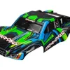 Carrosserie Slash 4X4 Peinte Et Decoree Verte - Traxxas - Traxxas