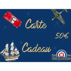 Carte Cadeau - 50 euros - Rue des Maquettes