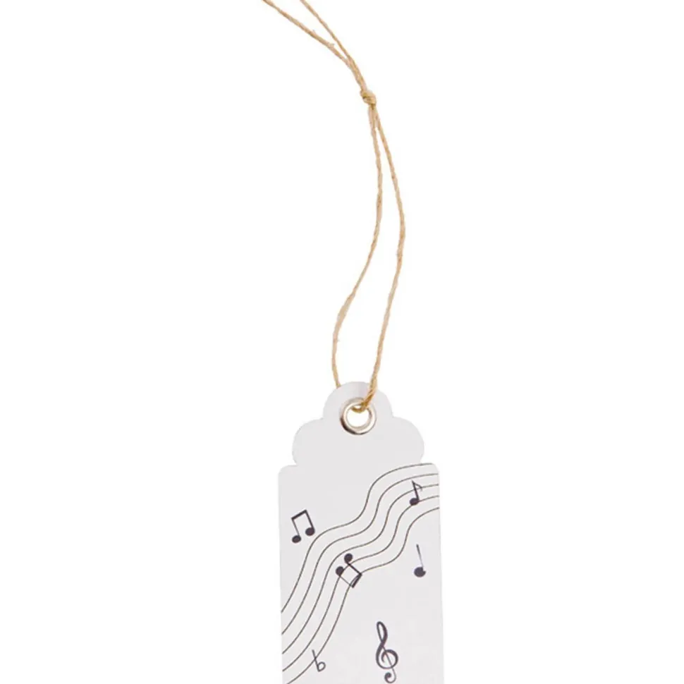 Carte de 15 étiquettes Musique avec oeillet et lien - RueDeLaFete