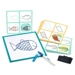 Cartes à dessiner : Step by Step Lama & Co - Djeco