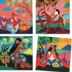 Cartes à peindre Djeco Inspired by : Polynésie - Djeco