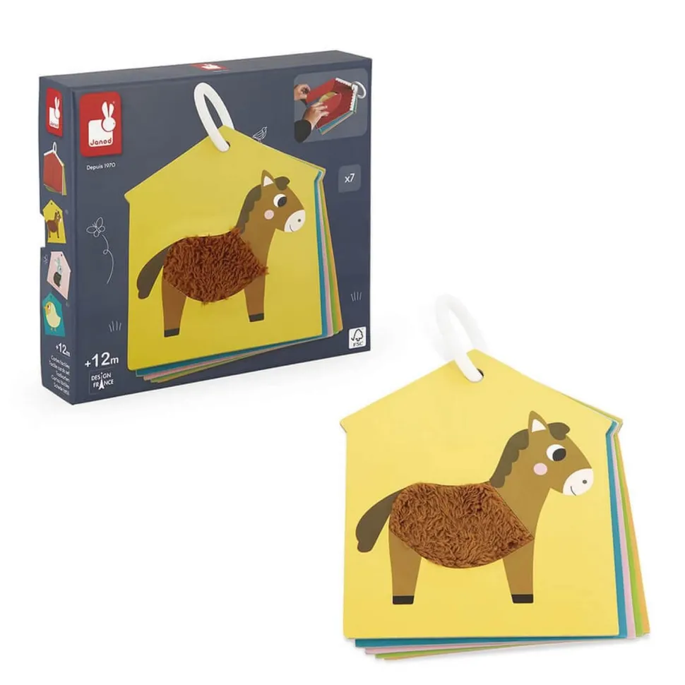 Cartes Tactiles Ferme - Janod