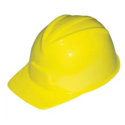 Casque de chantier - adulte - jaune - RueDeLaFete