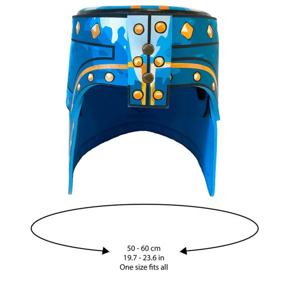 Casque de chevalier · Bleu - Liontouch