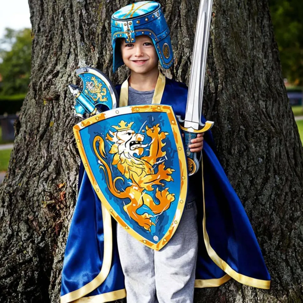 Casque de chevalier · Bleu - Liontouch
