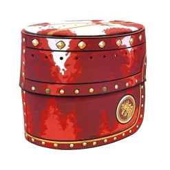 Casque de chevalier · Rouge - Liontouch