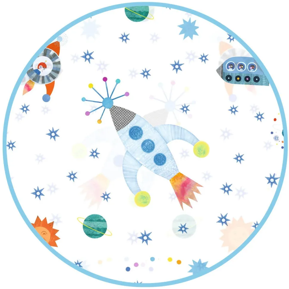 CASQUETTES ET CAPES DE PLUIE - LITTLE BIG ROOM : Fusée - Djeco