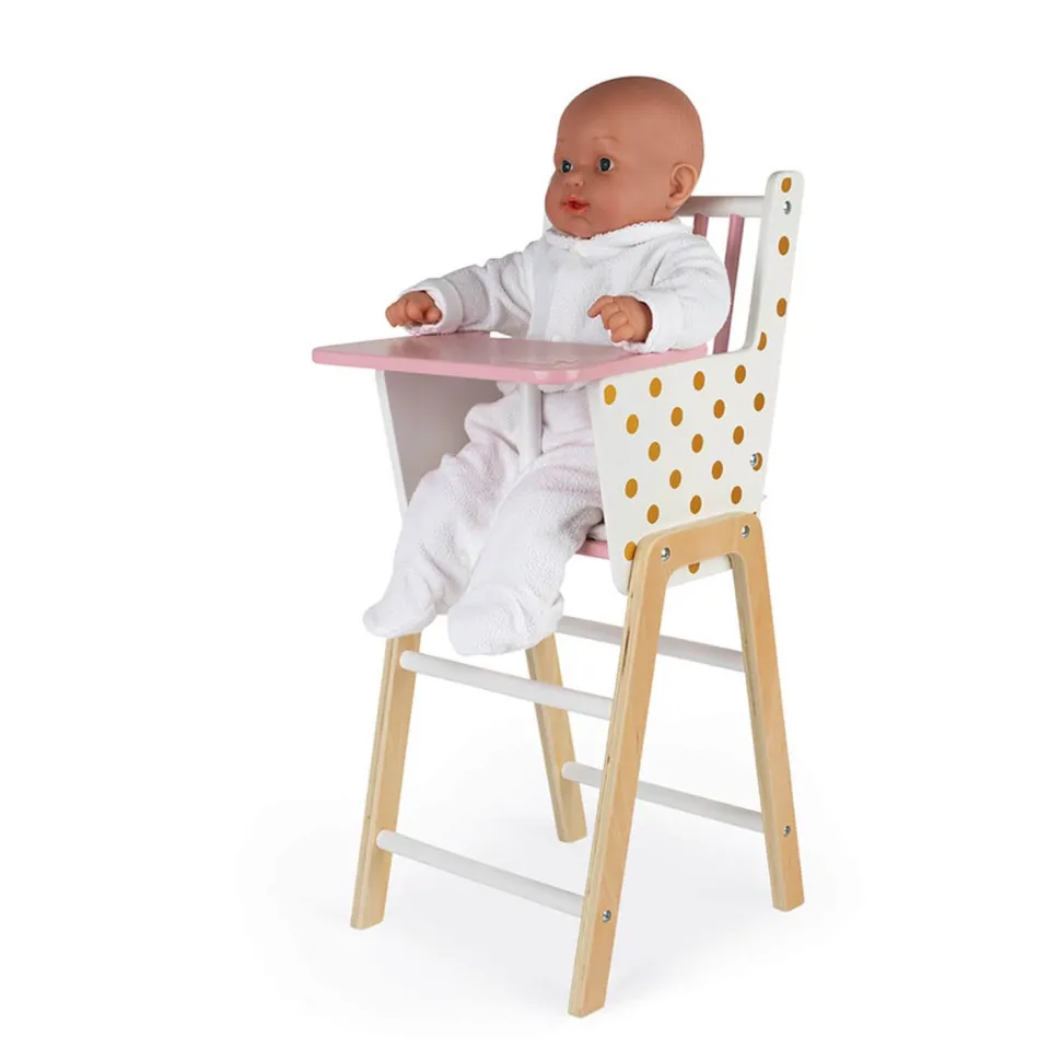 Chaise haute pour poupée : Candy chic - Janod