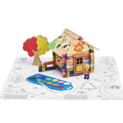 CHALET A PEINDRE - 85 PIECES - JeuJura