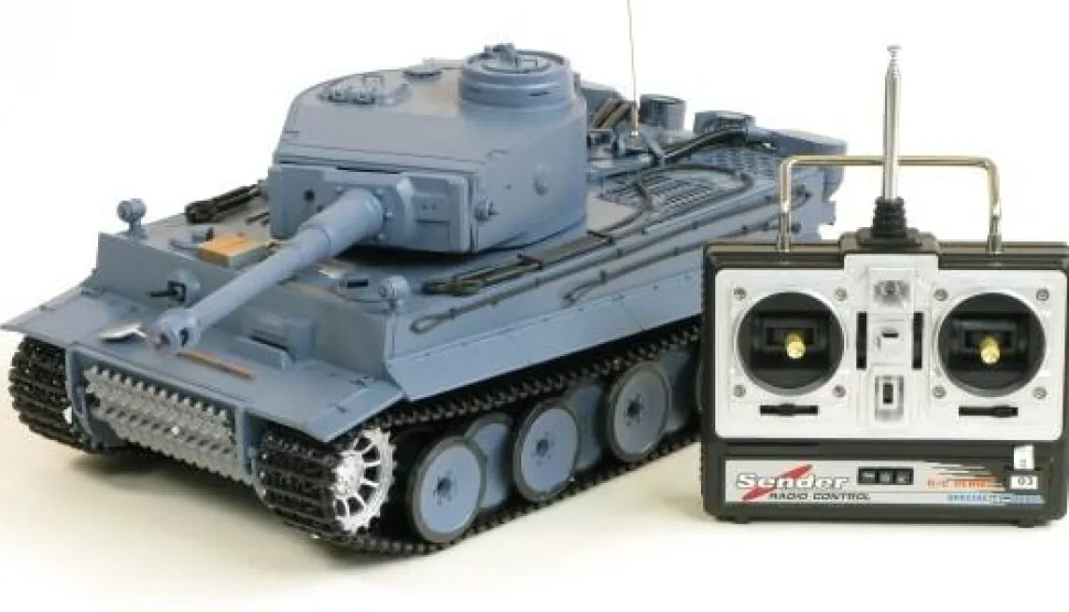 Char Panzer Tiger RC 1:16eme son et fumée - Amewi