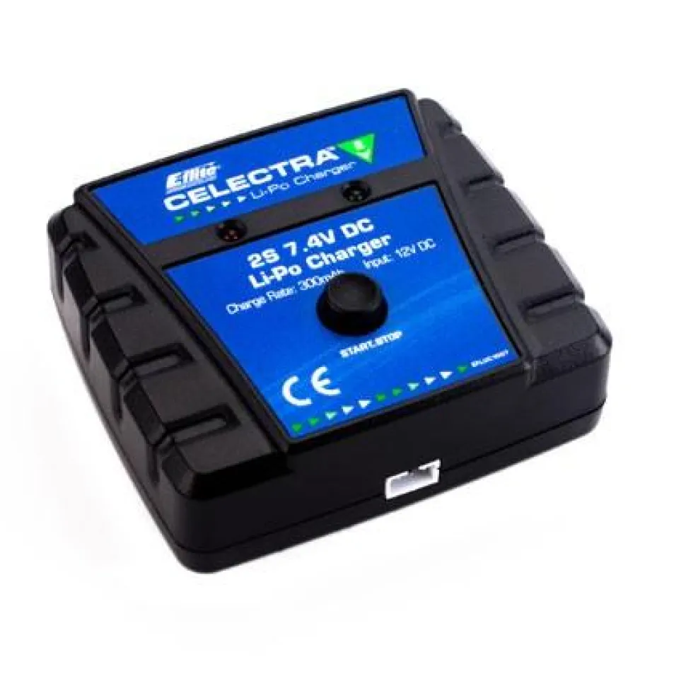 Chargeur Celectra 2S 7.4V DC Li-Po - E-flite