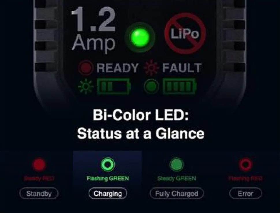 Chargeur eN18 (NiMh & NiCd 4-8S - 1A) prise Dean - SkyRc