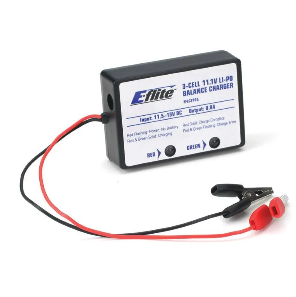 Chargeur Lipo 3S - 0.8A - EFLC3105 - E-flite