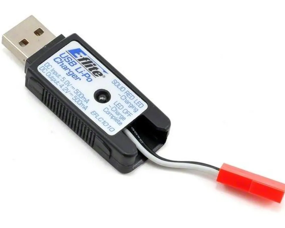 Chargeur Li-Po USB 1S 500mA JST - Blade