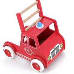 Chariot de marche : camion de pompiers - Vilac