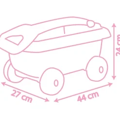 Chariot De Plage Garni : Princesses Disney - Smoby