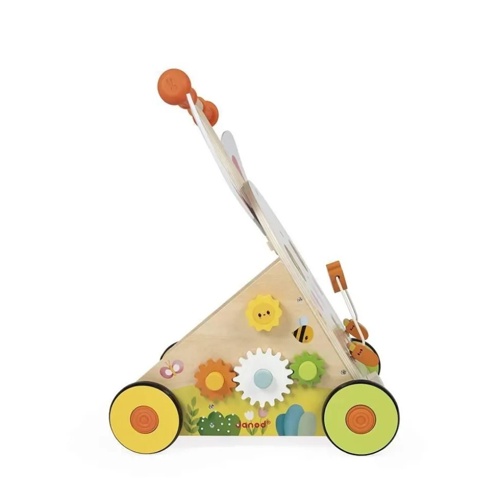 CHARIOT MULTI-ACTIVITES LAPIN EN BOIS - Janod