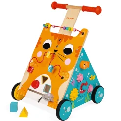 Chariot multi-activités en bois : Chat - Janod