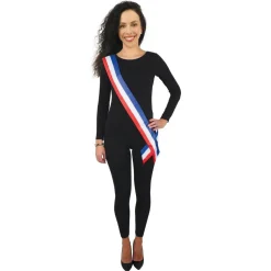 Écharpe de maire - bleu, blanc, rouge - RueDeLaFete