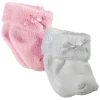 Chaussettes roses et blanches pour poupon de 30 à 46 cm - Gotz