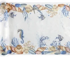 Chemin de table Coquillages 5m - RueDeLaFete