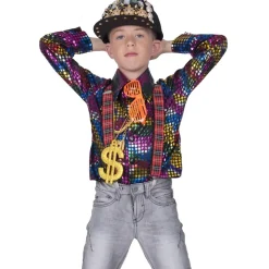 Chemise disco arc-en-ciel - Garçon - RueDeLaFete