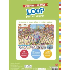CHERCHE & TROUVE LOUP PART EN VOYAGE - Editions Auzou
