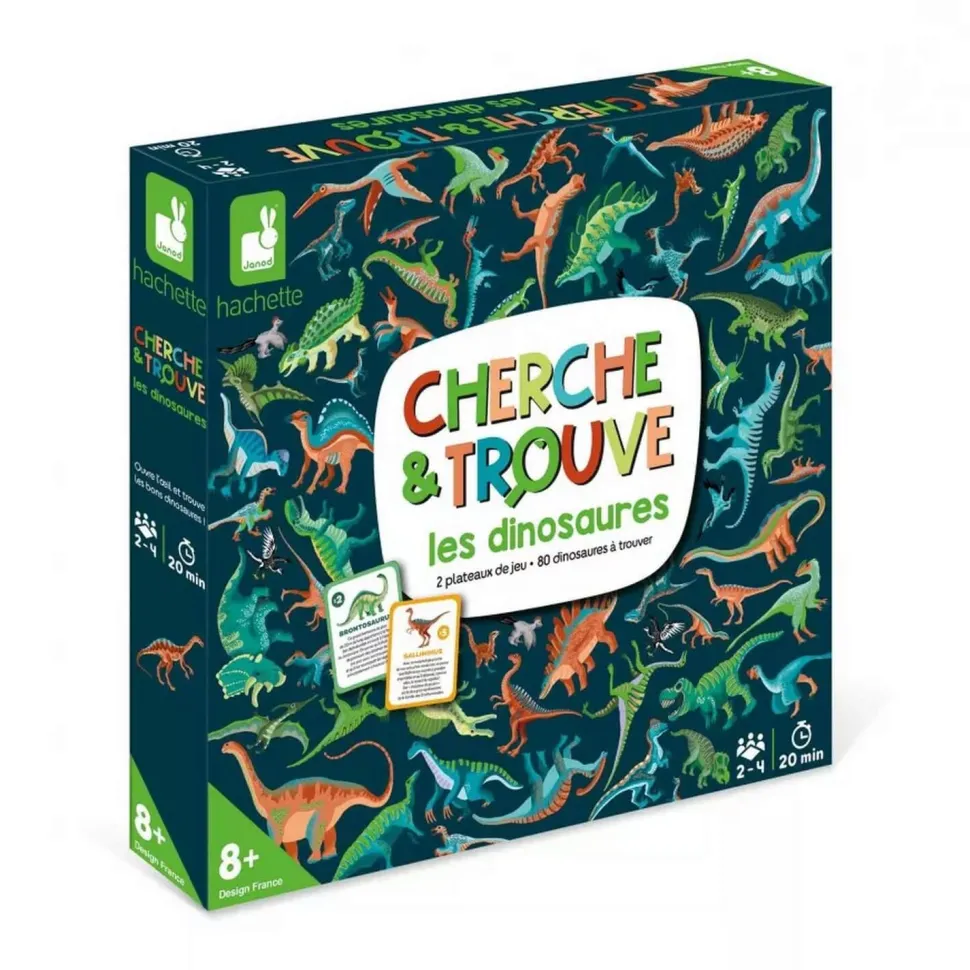 Cherche et trouve : Les Dinosaures - Janod