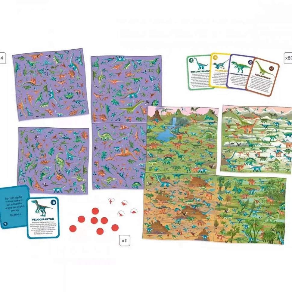 Cherche et trouve : Les Dinosaures - Janod