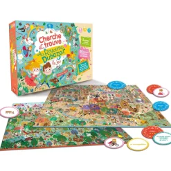 CHERCHE ET TROUVE AU ROYAUME DUBAZAR - LE JEU - Editions Auzou