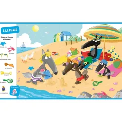 CHERCHE ET TROUVE DES TOUT-PETITS - P'TIT LOUP - VIVE LES VACANCES ! - Editions Auzou